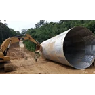 Corrugated Steel Pipe /Pipa Baja Bergelombang/Pipa Gorong Gorong Type Multi Plate Pipe 5