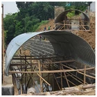 Corrugated Steel Pipa/Pipa Baja Bergelombang/Armco/Pipa Gorong Gorong type Multi Plate Arches 3