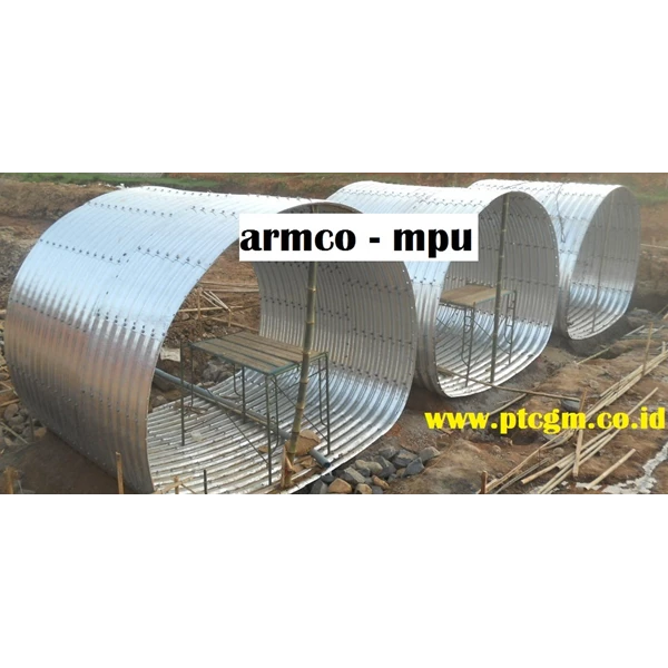 Pipa Gorong Gorong Type Multi Plate Pipe Arches