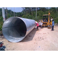 Corrugated Steel Pipe/Pipa Baja Bergelombang/Armco/Pipa Gorong Gorong Baja Diameter 45cm s/d Diameter 2 meter