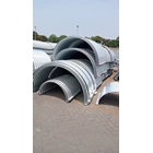 Pipa baja bergelombang/armco/corrugated steel pipe/nestable flange e100 5