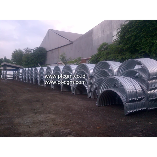 Corrugated Steel Pipe Aramco Galavnized
